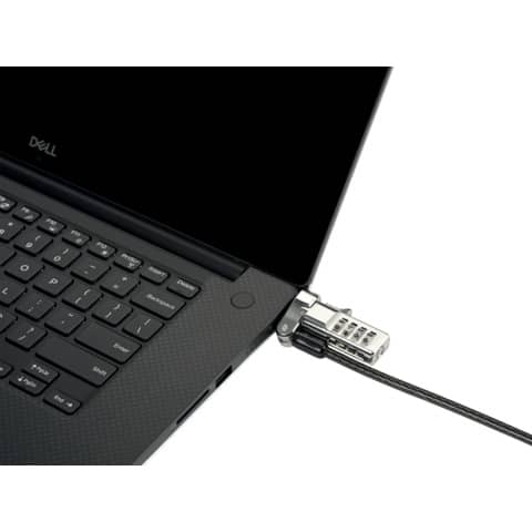Lucchetto per laptop con combinazione 3 in 1 - con cavo 1,8 m Kensington nero K62316WW